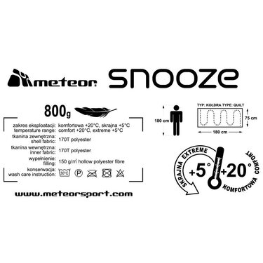 Spací vak SNOOZE Meteor olive